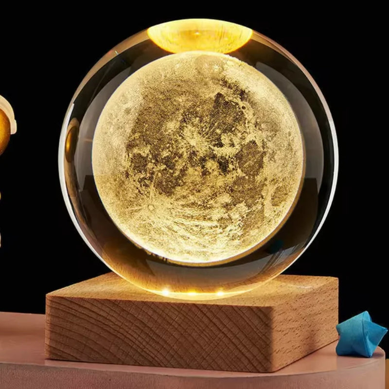 Luminária Bola de Cristal Galáxia