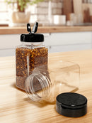 Kit 10 Pots Seasoning Double Dizing Lid 220ml Seasoning and Spices
