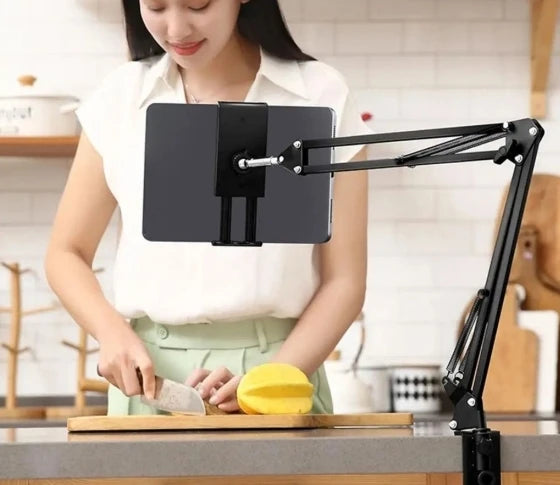 Suporte Articulado de Mesa e Cama para Celular e Tablet