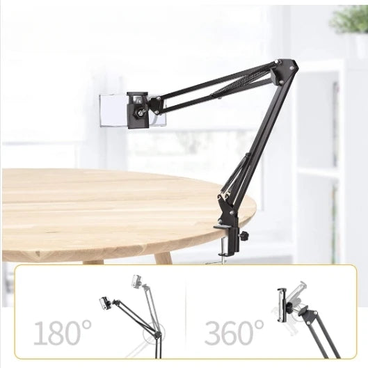 Suporte Articulado de Mesa e Cama para Celular e Tablet