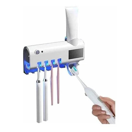 Esterilizador de Escovas com Lâmpada UV, Dispenser Automático