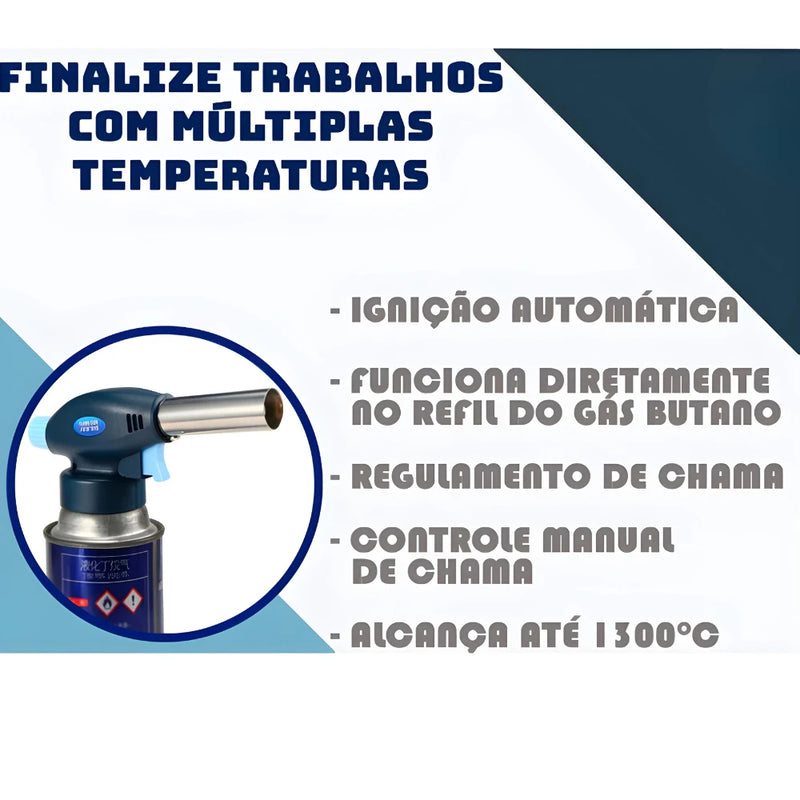 Maçarico de Cozinha Alta Temperatura