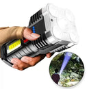 Lanterna LED Recarregável de Alta Potência – Alcance de até 500 Metros!v