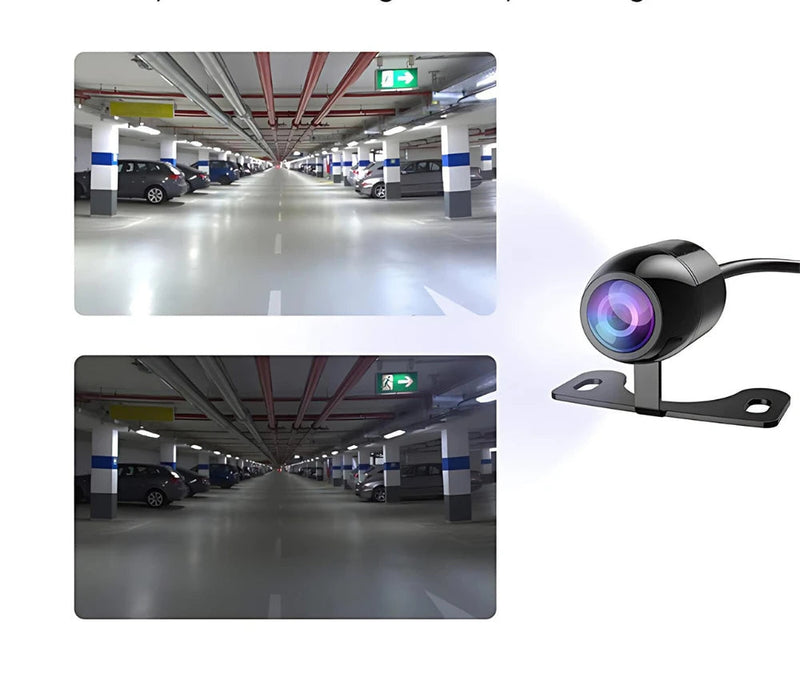 Câmera de Ré Borboleta com Visão Noturna e 8 LEDs
