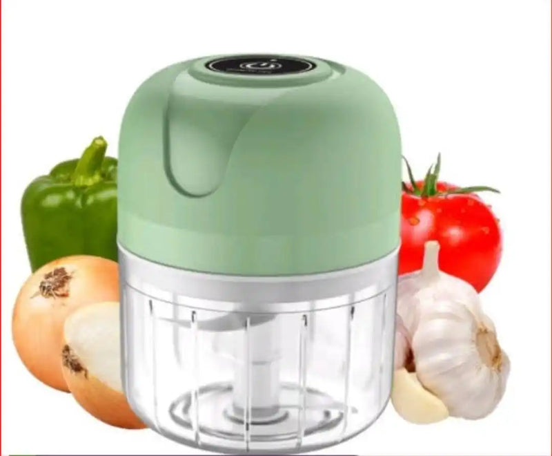Mini Processador de Alimentos Elétrico Portátil – 250ml | USB | 3 Lâminas Inox