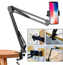 Suporte Articulado de Mesa e Cama para Celular e Tablet