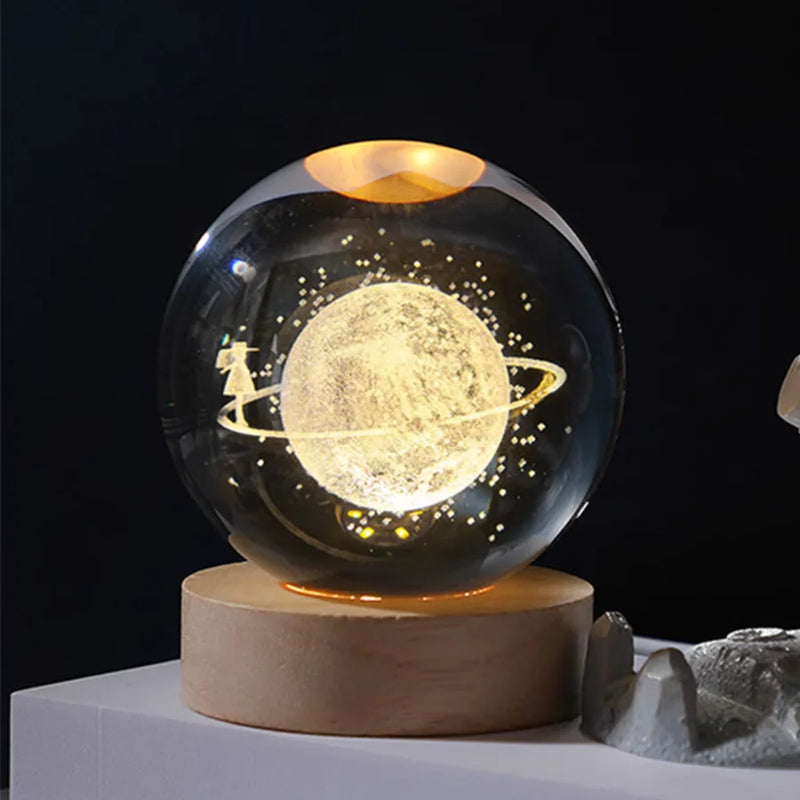 Luminária Bola de Cristal Galáxia