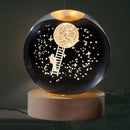 Luminária Bola de Cristal Galáxia