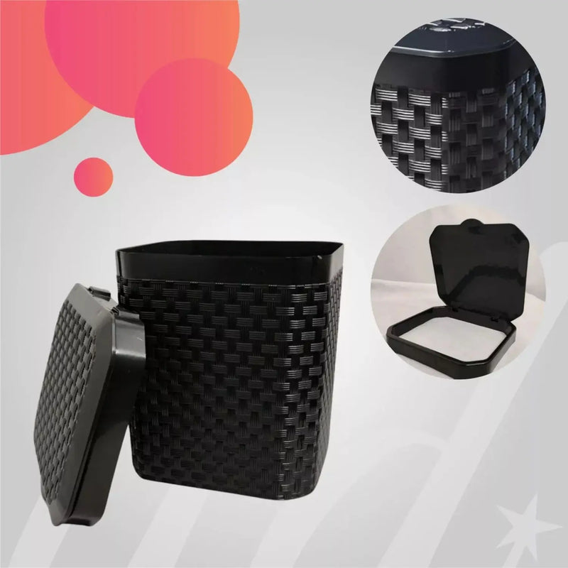 Lixeira Pia Jack Rattan 5L – Preta