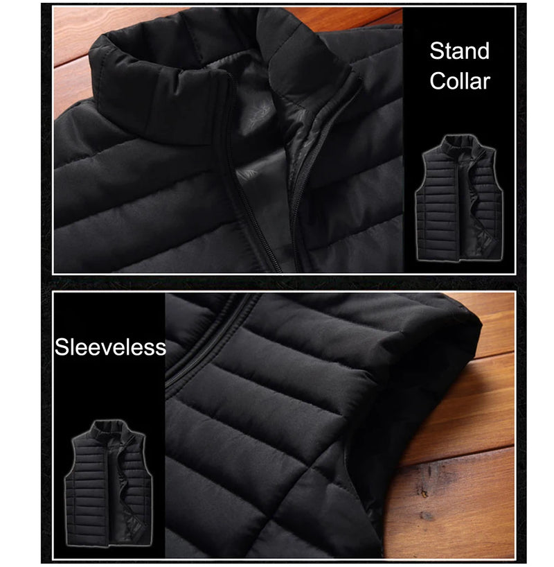 Colete Masculino Casual de Algodão