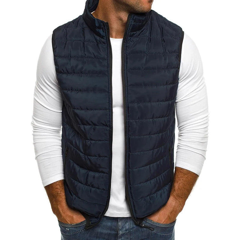 Colete Masculino Casual de Algodão