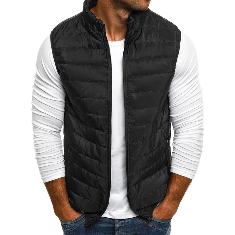 Colete Masculino Casual de Algodão