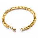 Bracelete Masculino em Aço Inoxidável