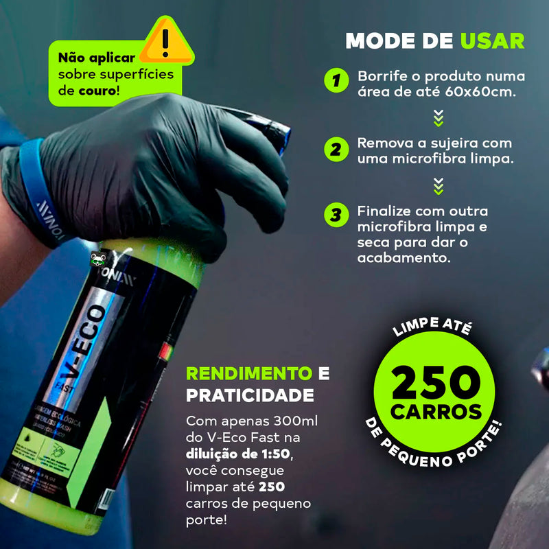 Vonixx V-Eco Fast 500ml – Lavagem a Seco