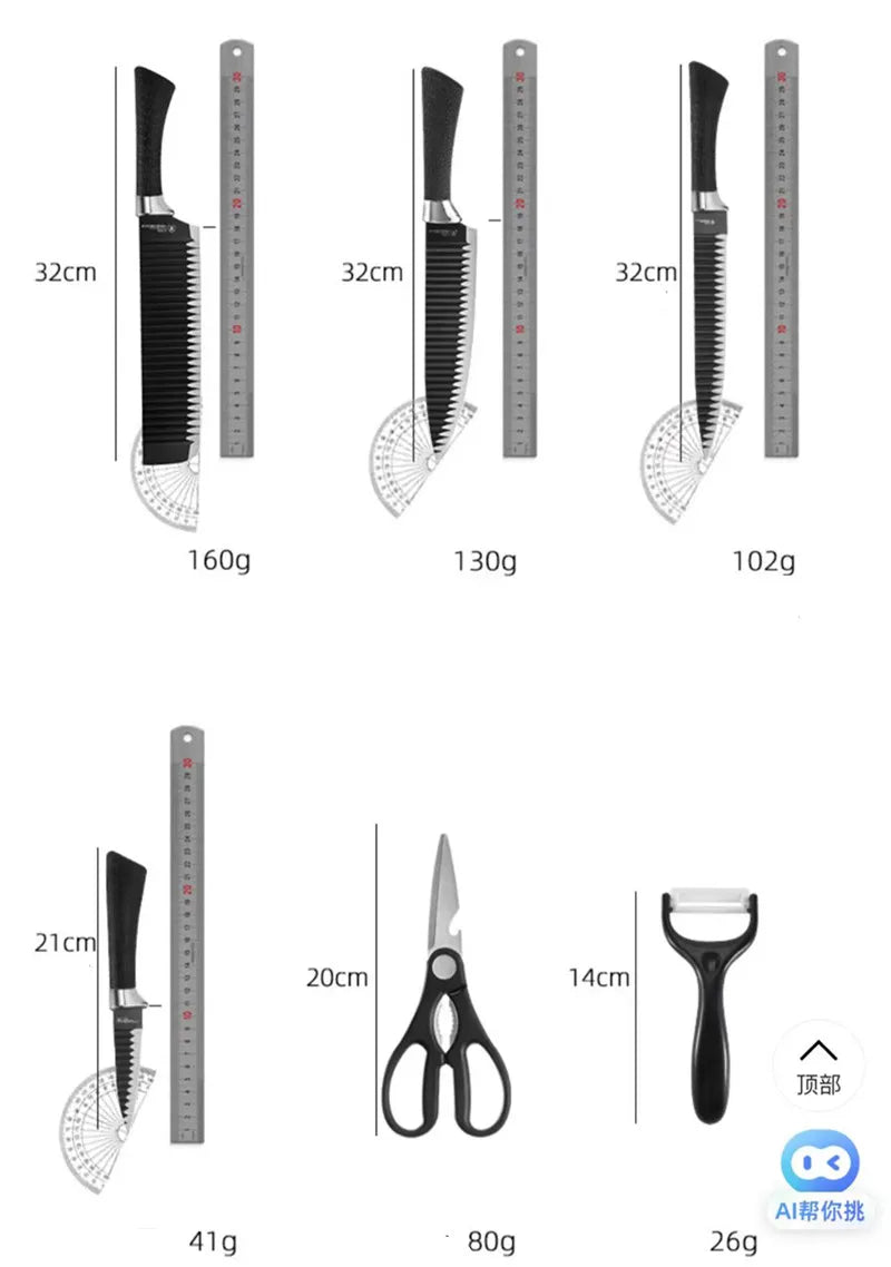 kit Facas premium 6 peças