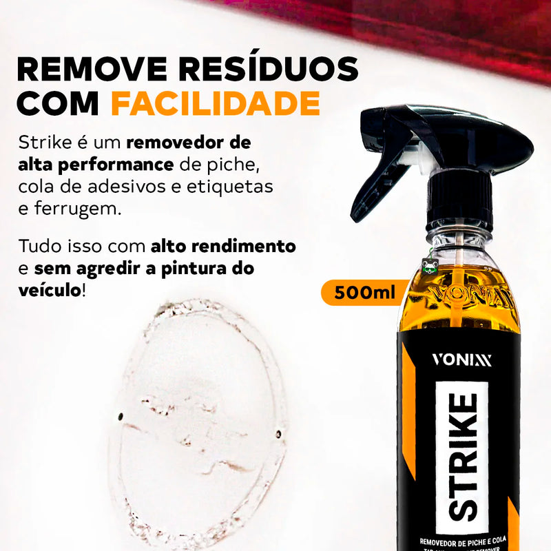 Vonixx Strike 500ml – Removedor de Piche, Cola e Ferrugem